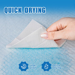 VisRIE soft quilted top provides gentle comfort for sensitive skin.