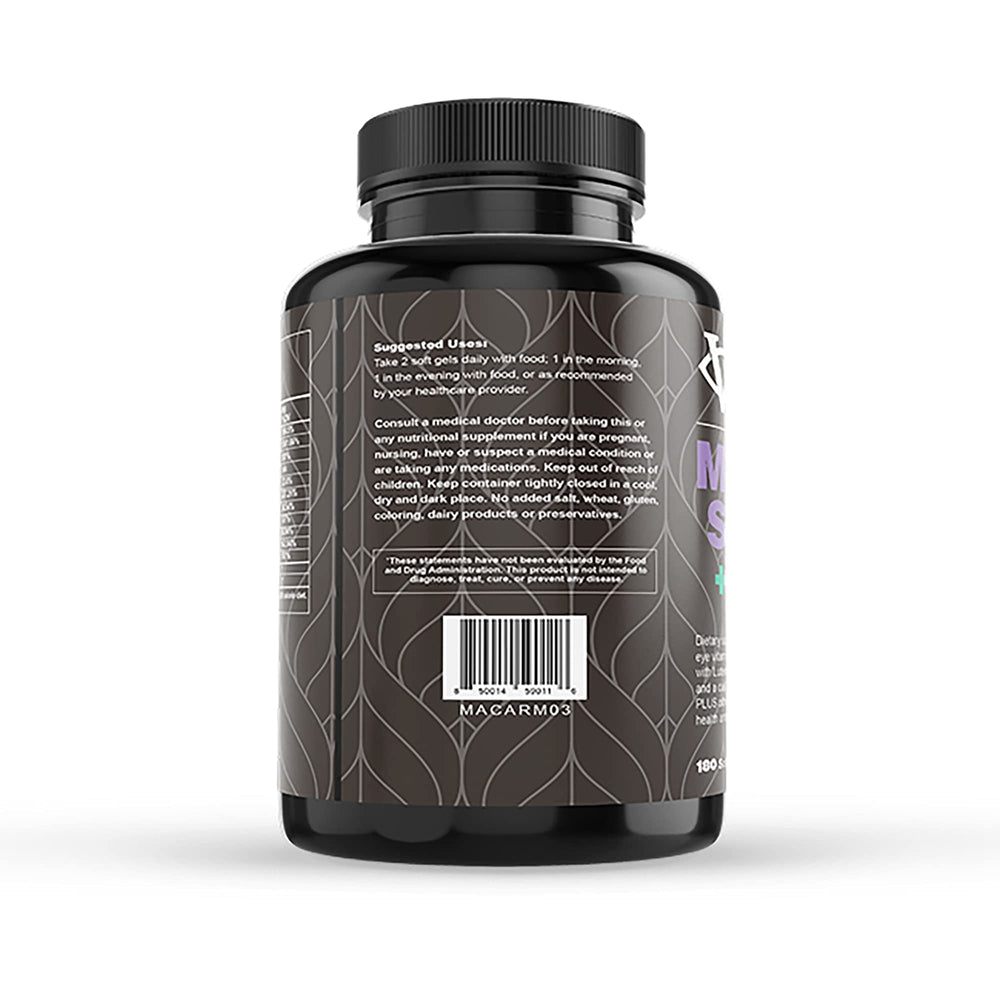 Visual Advantage Lunovus Macular packaging front showing three-month supply