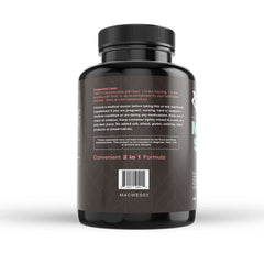 Visual Advantage Macular Support Meso-Z bottle back detailing ingredients for retinal support.