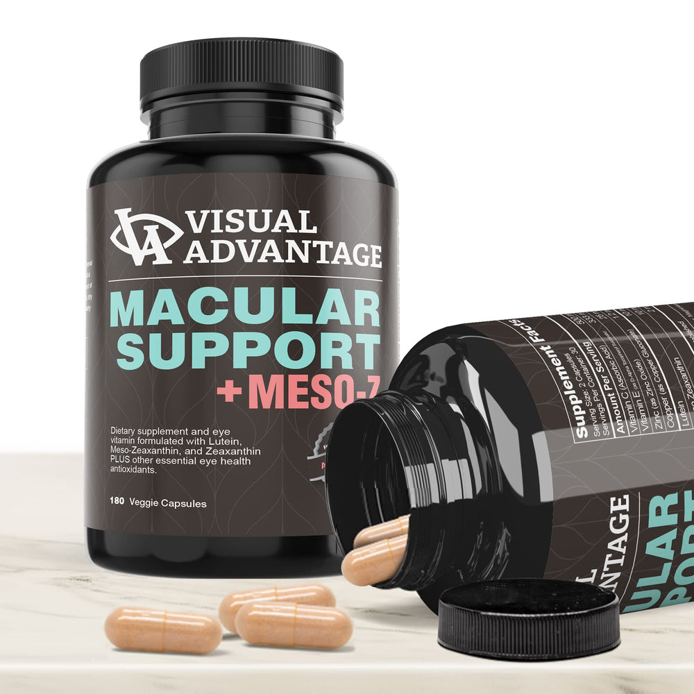 Visual Advantage Meso-Z triple carotenoid diagram showing pigment balance 10:10:2.