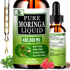 Vita Letuo Moringa Liquid Drops bottle for daily energy and immune support