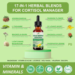 Label close-up showcasing the 17-in-1 formula with magnesium and ashwagandha.