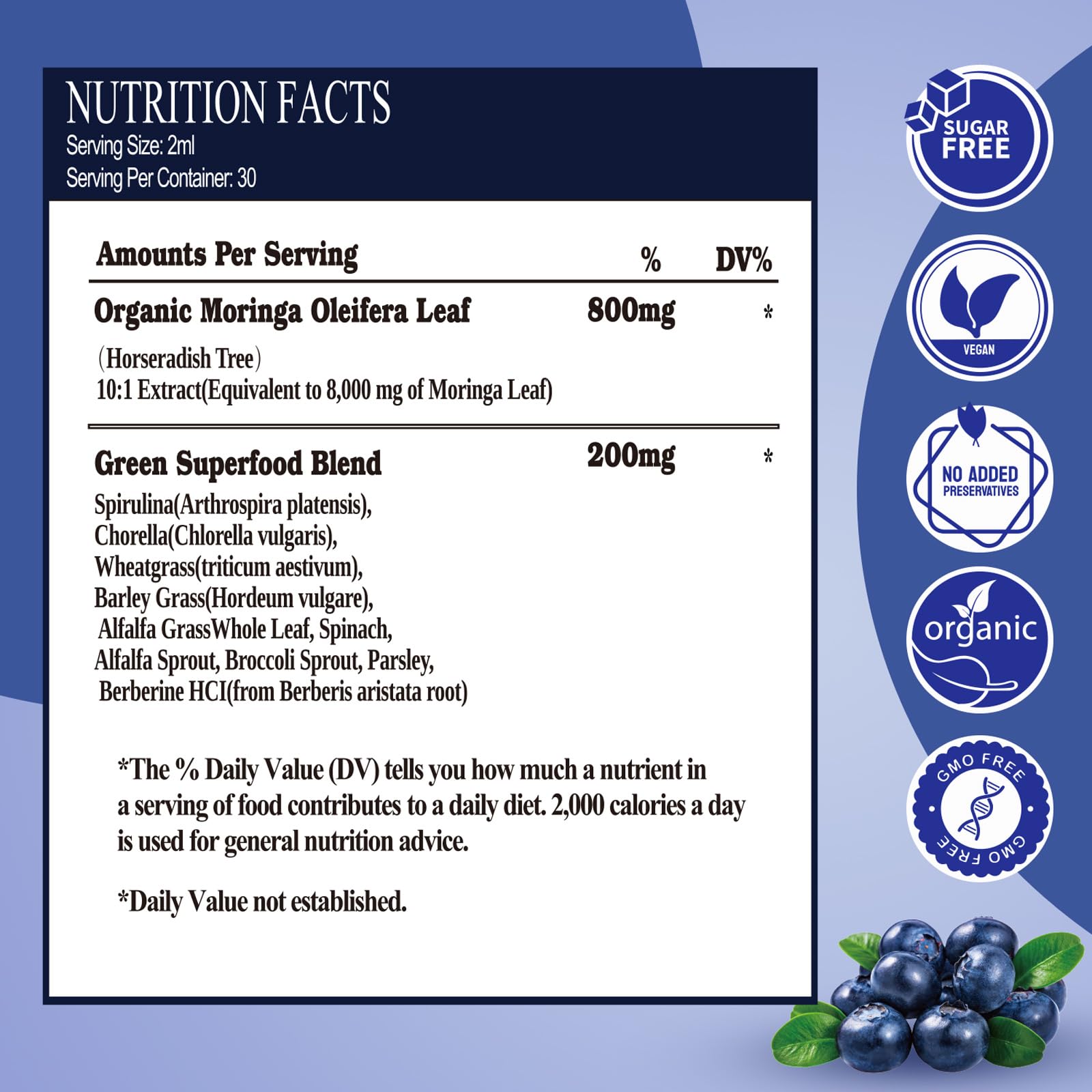 Vita PLynxera Moringa Drops with dropper ideal for easy dosing.