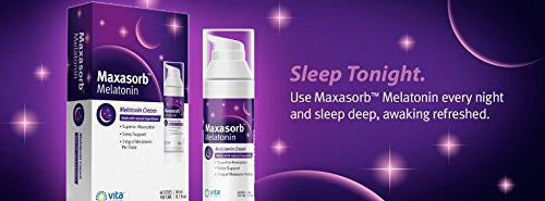 Vita Sciences Maxasorb Melatonin Cream suitable for face and body care.