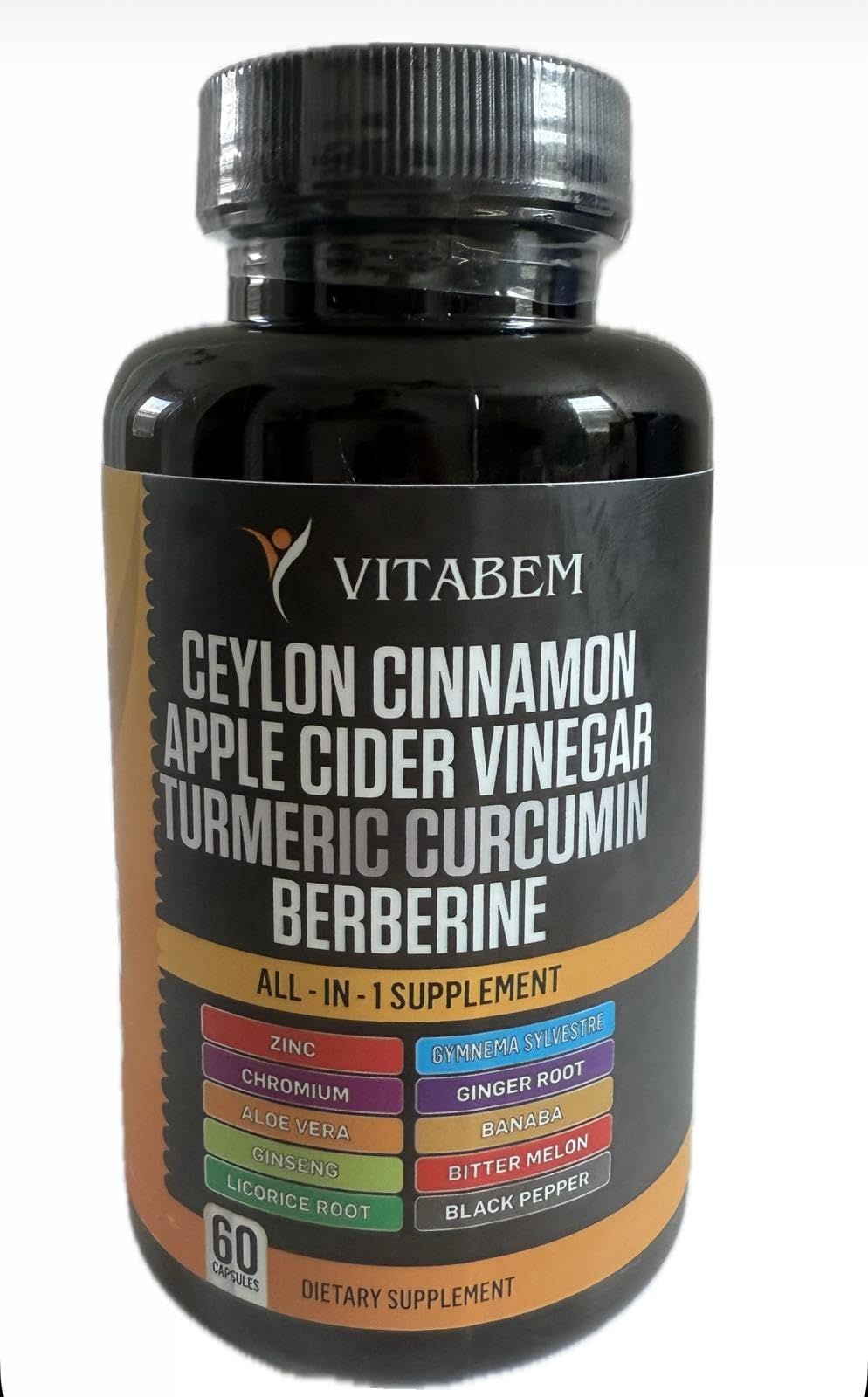 Vitabem daily-dosed capsules demonstrate one capsule per serving