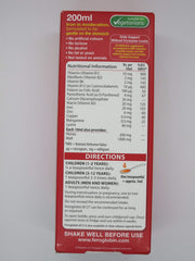 Vitabiotics Feroglobin liquid measuring cup shows precise serving for daily iron intake.