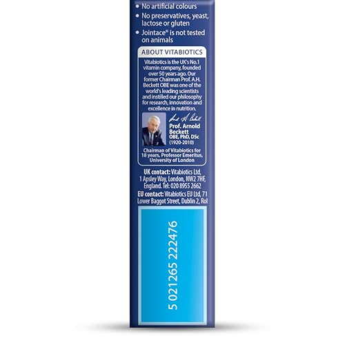 Vitabiotics logo with the Jointace box, reinforcing brand trust.