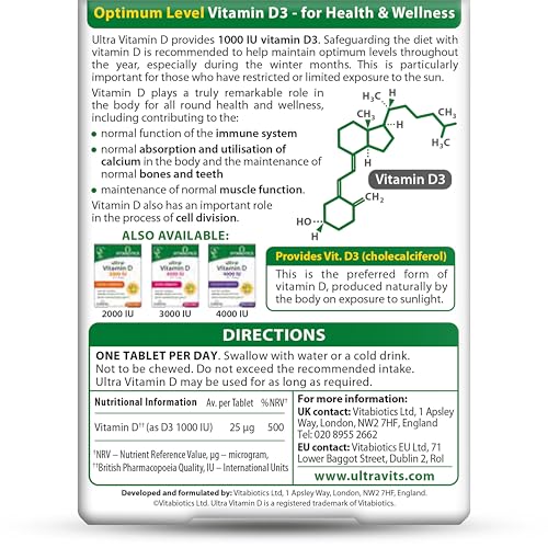 Vitabiotics Ultra easy-swallow size tablet in hand for easy intake.