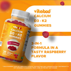 Vitabod vegan, pectin-based gummies suitable for plant-based diets.