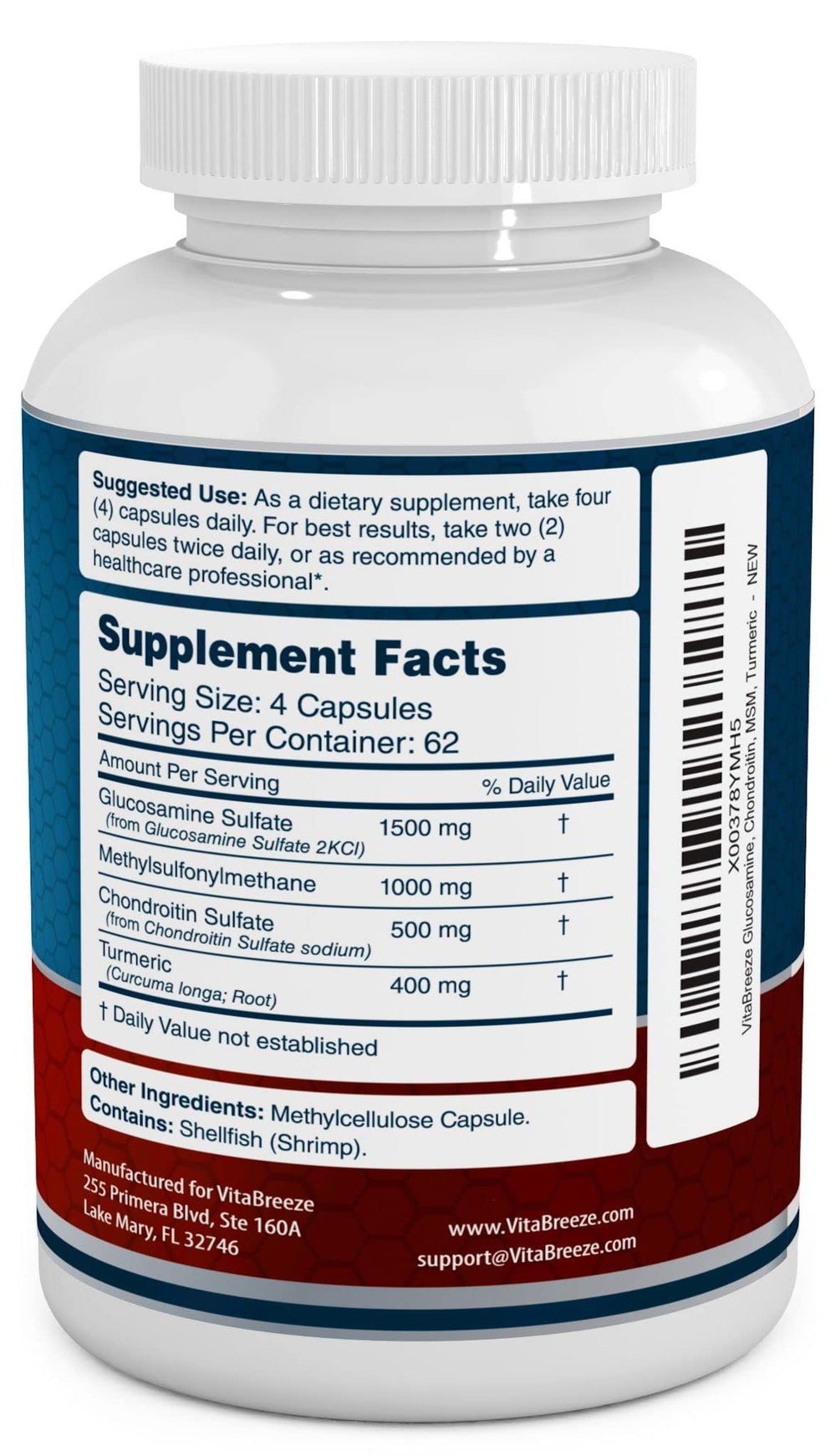 VitaBreeze 248-capsule bottle indicating long-term use potential