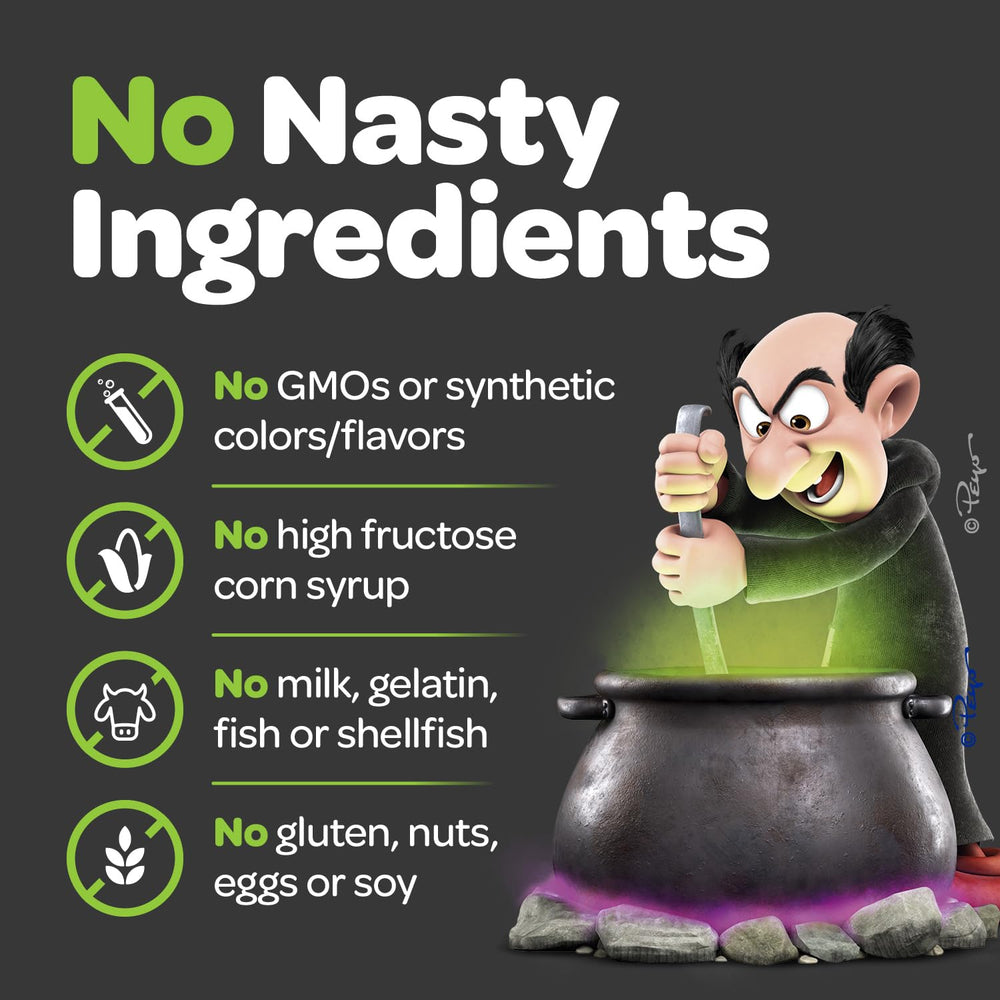 VITABURST packaging highlights non-GMO and no artificial flavors.