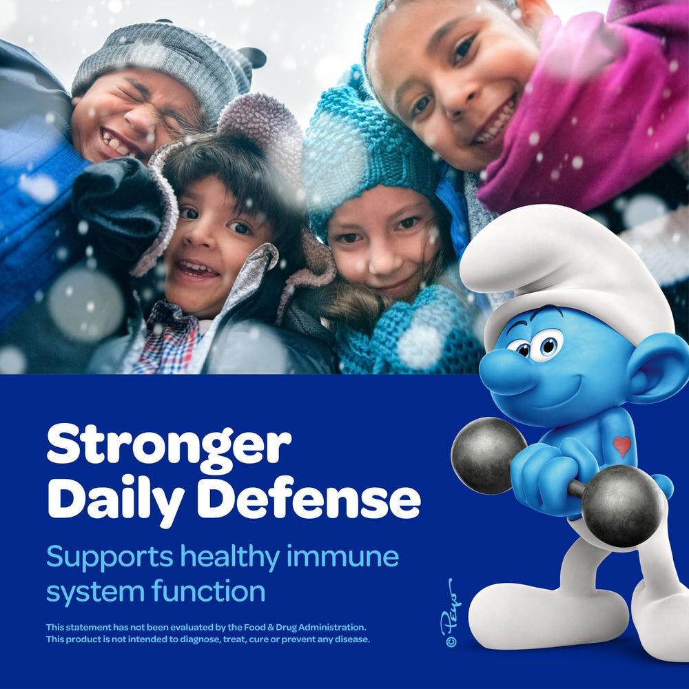 VITABURST Smurfs Kids Immune Gummies vitamin C zinc boost in chewable form