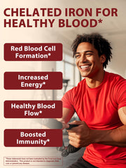 Vitacook iron supplement tablets close-up highlighting bioavailable forms