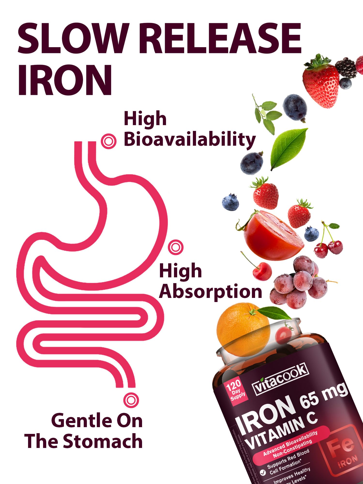 Vitacook iron plus vitamin C enhances absorption for better iron utilization