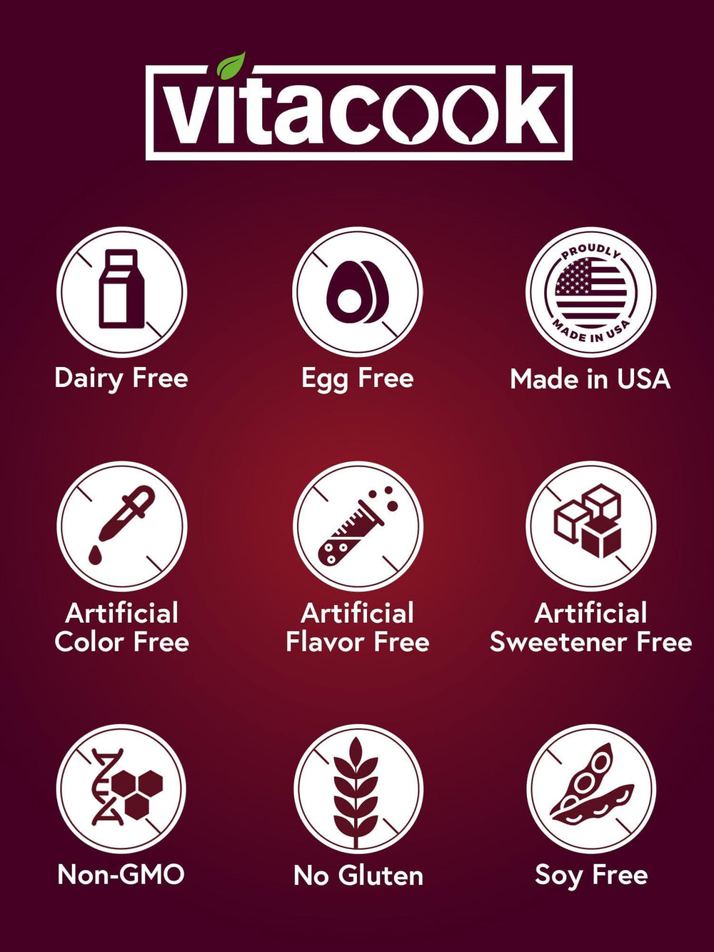 Vitacook producido en EE. UU. con control de calidad