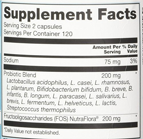 Vitacost Probiotic 15-35 label info shows CFUs and 15 strains.