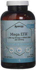 Vitacost Mega EFA Mini Gels strawberry flavor softgels for easy daily omega-3 support.