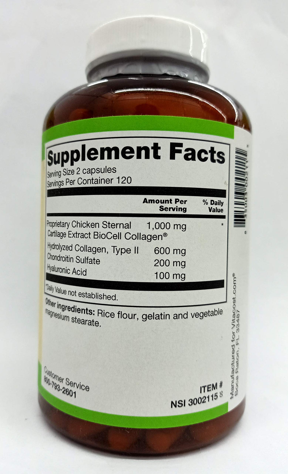 Vitacost ROOT2 capsules with HA and collagen may support joints and connective tissue