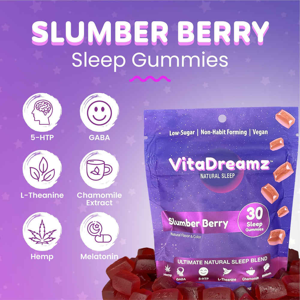 VitaDreamz SleepEZ travel-ready gummies pack for on-the-go use