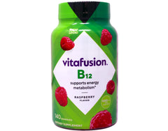 Vitafusion B12 gummies closeup showing chewy texture and energy support