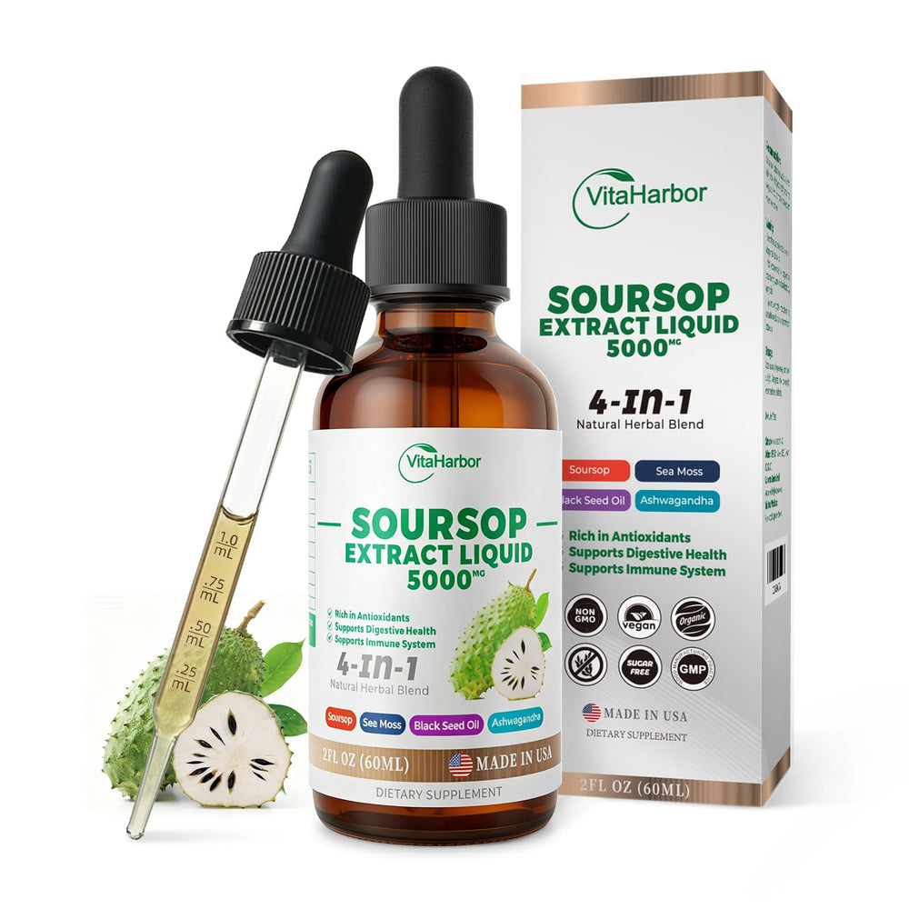 VitaHarbor drops on a teaspoon illustrating a simple daily ritual.