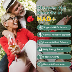 Packaging image featuring VitaHarbor NAD 4-in-1 formula for daily support