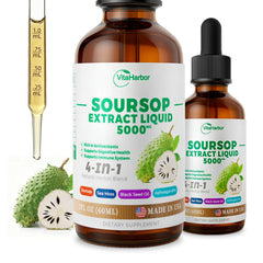 VitaHarbor soursop bitters bottle for daily immune and digestive support.