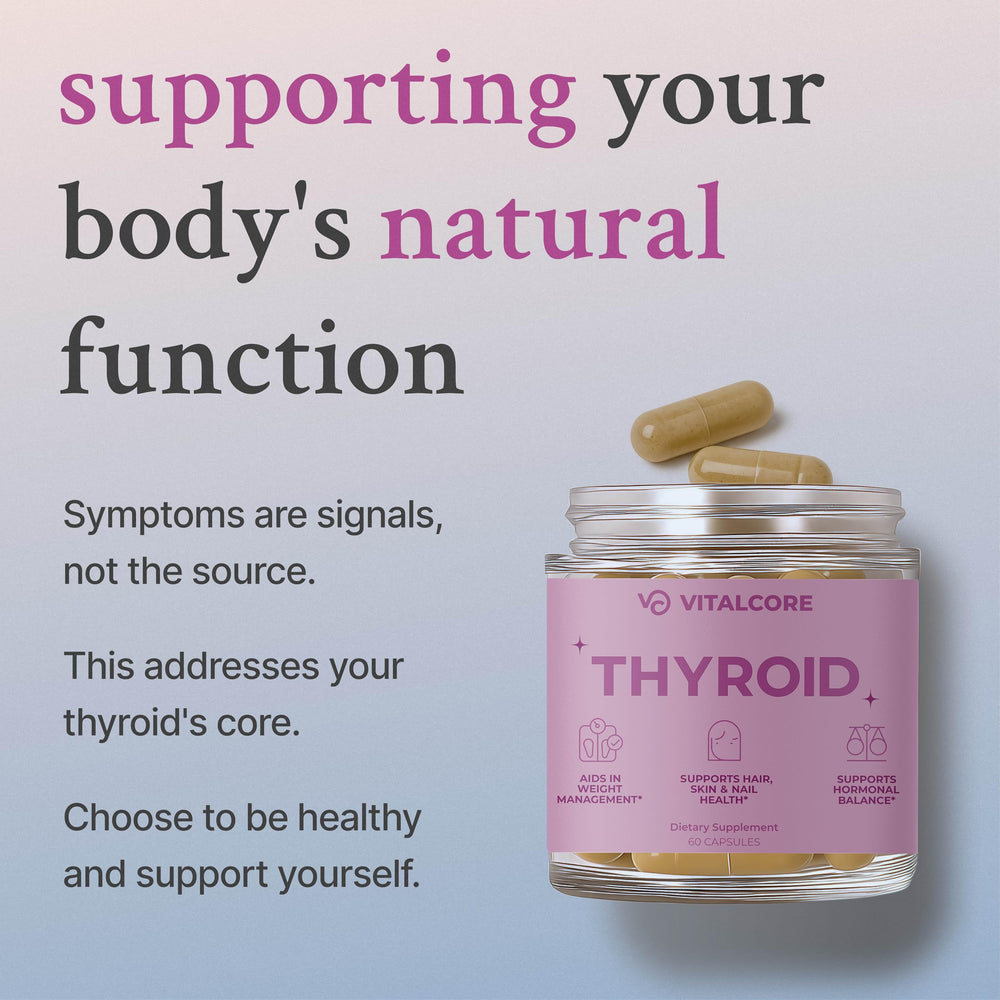 Vital Core label notes non-GMO and gluten-free, fitting clean-eating plans.