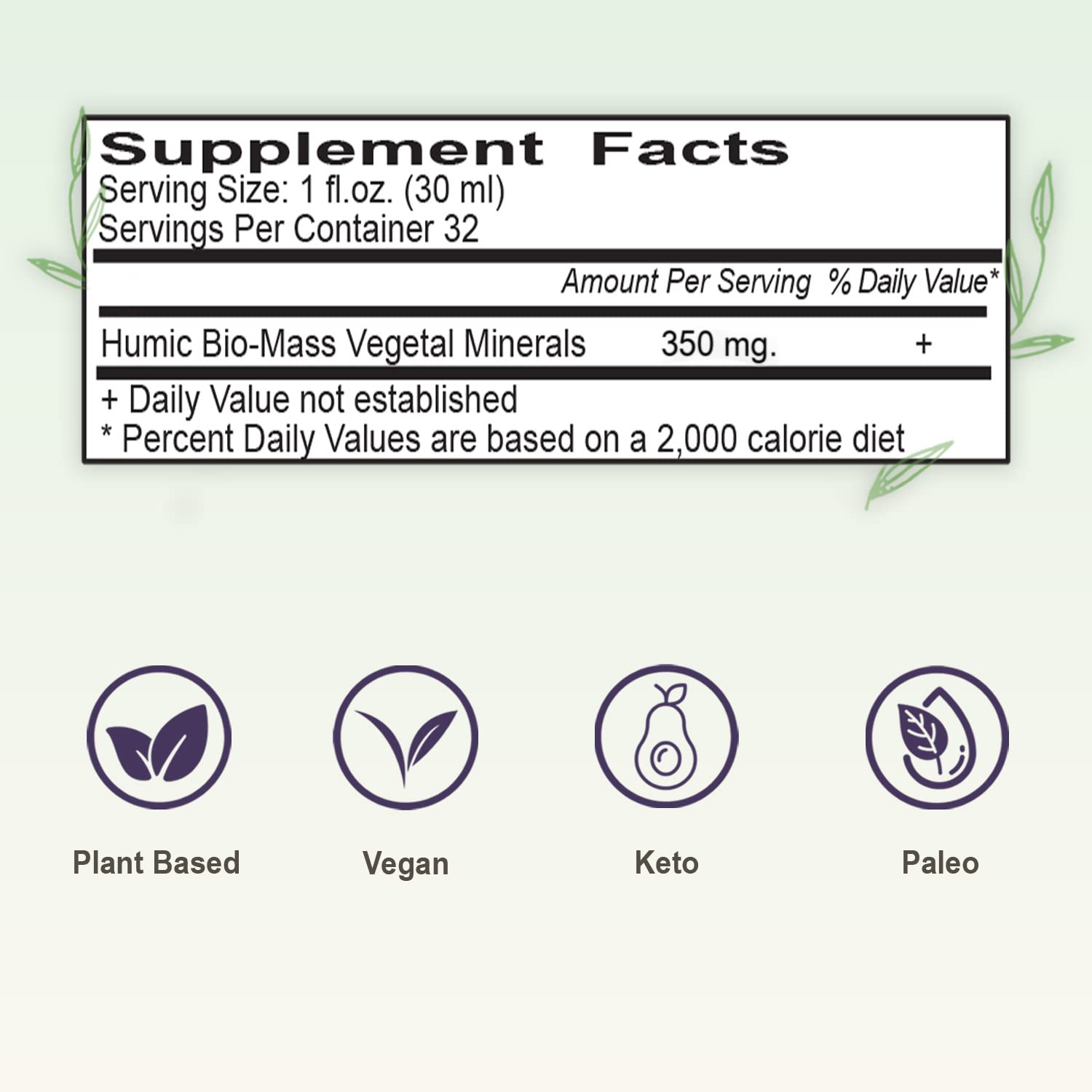 Vital Earth Minerals neutral taste mix blends smoothly with water, juice, or coffee.