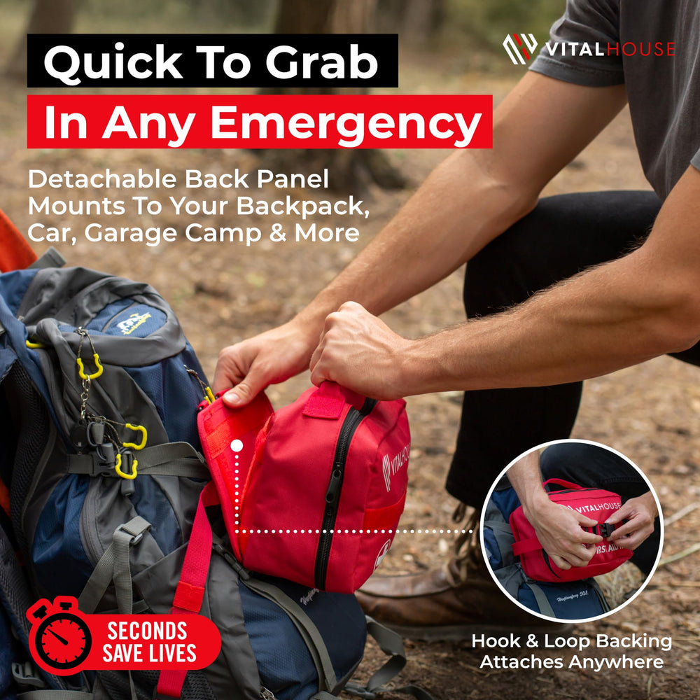 Vital House First Aid Manual guides step by step care