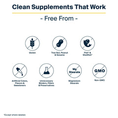 Vital Nutrients beta carotene bottle packaging on shelf shows allergen-free formula
