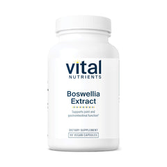 Vital Nutrients Boswellia extract bottle cap close-up for joint support potential