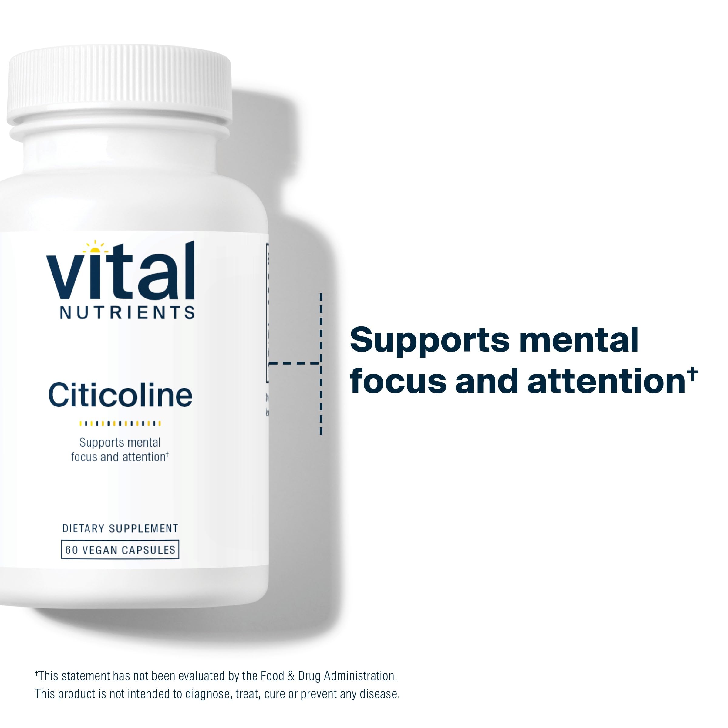 Vital Nutrients Citicoline lifestyle usage shows easy on-the-go brain support.