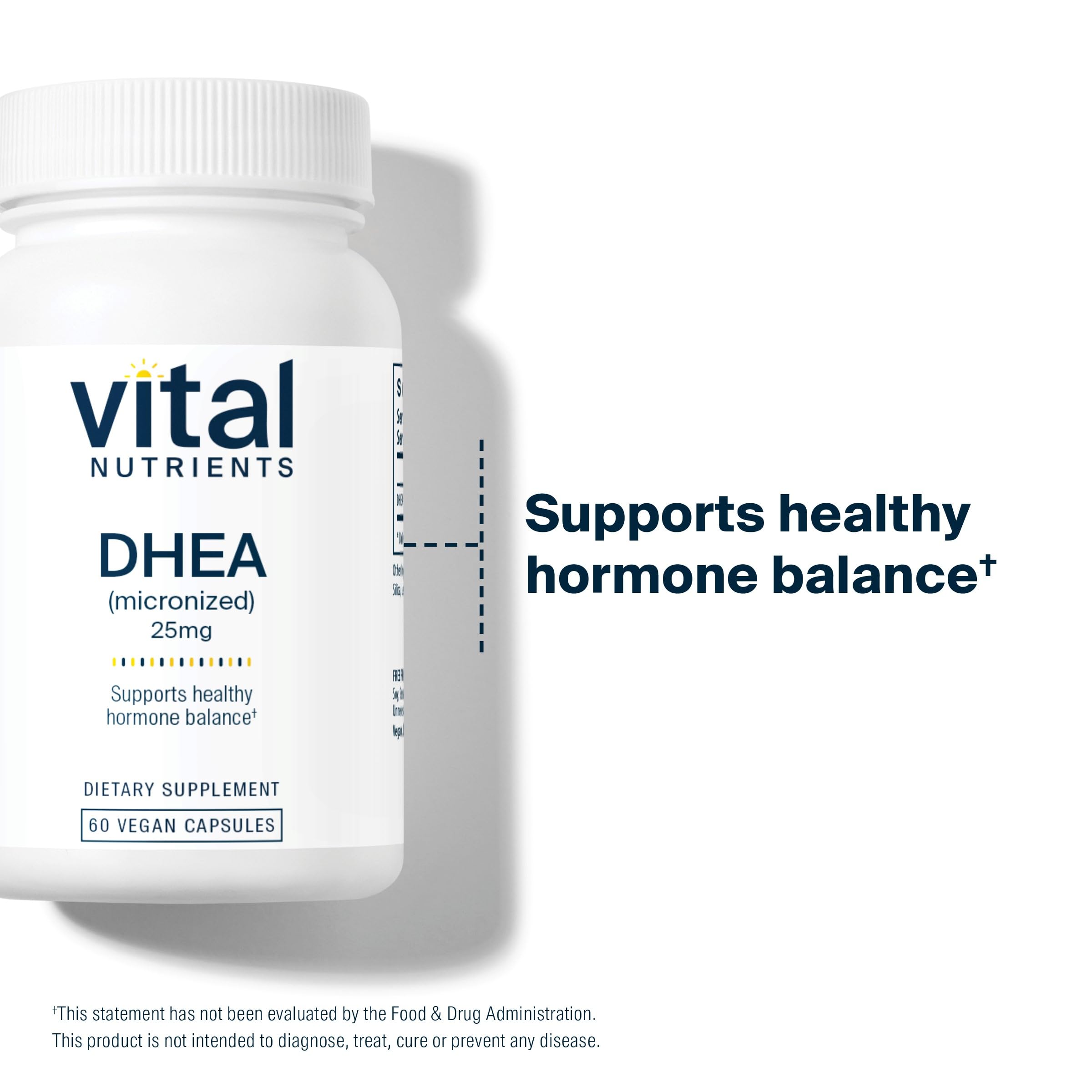 Vital Nutrients DHEA quality assurance demonstrates allergen-free manufacturing