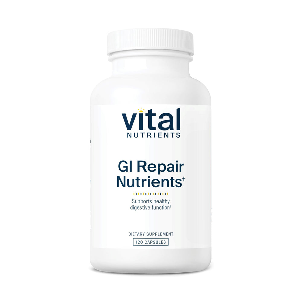 Vital Nutrients GI Repair Nutrients bottle front view for gut health support.