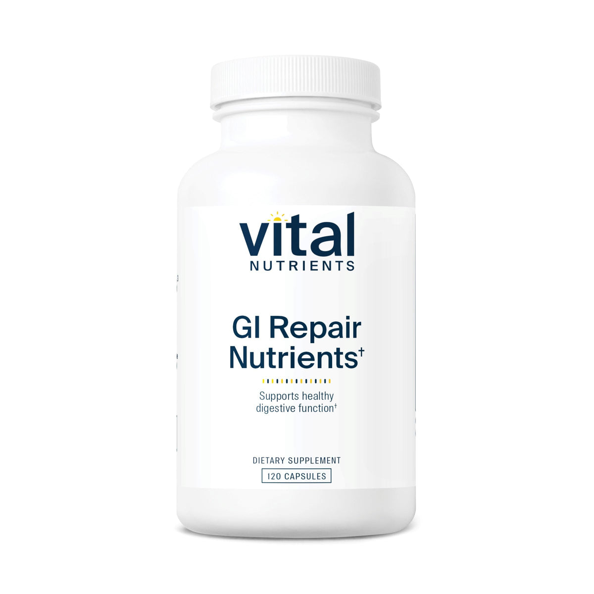 Vital Nutrients GI Repair Nutrients bottle front view for gut health support.