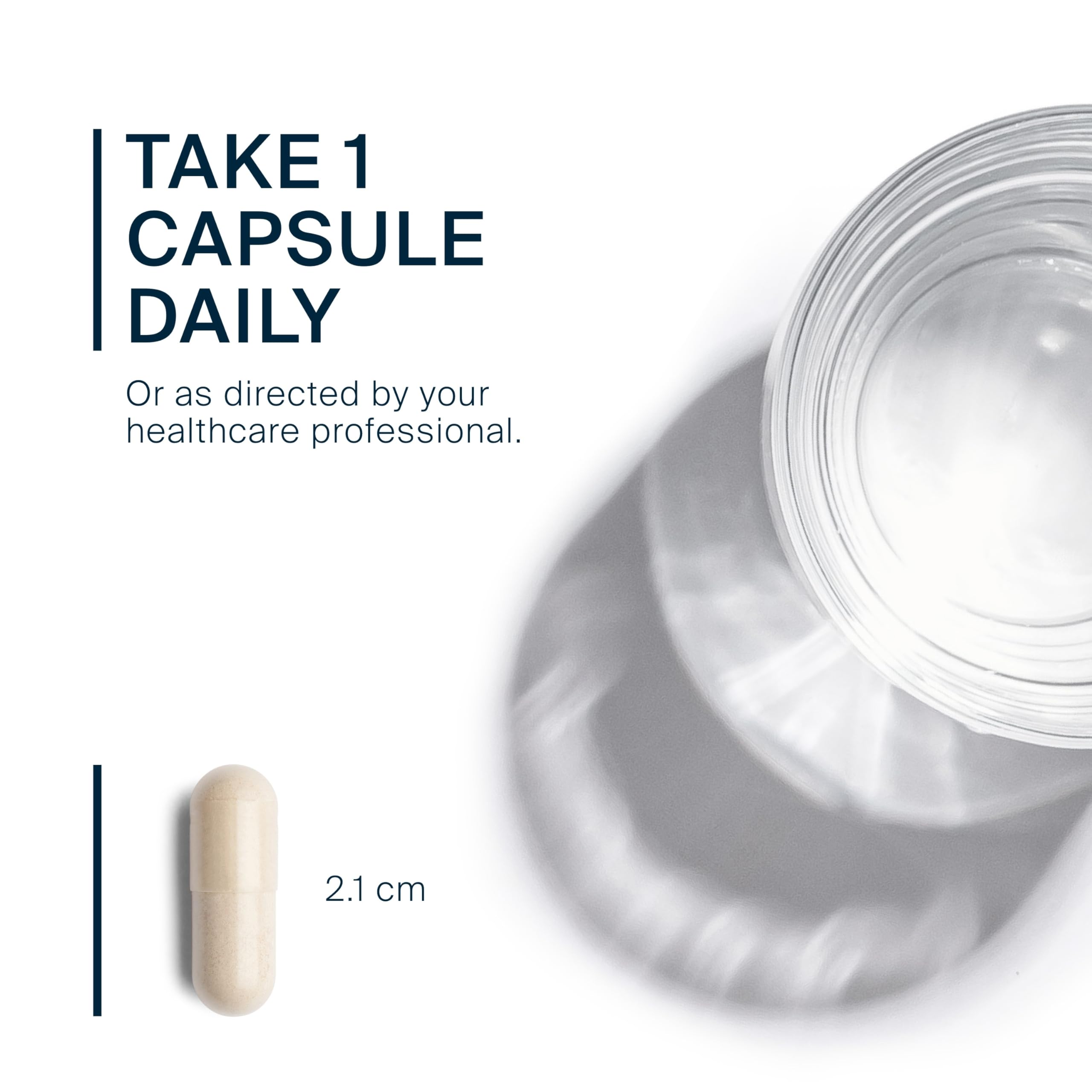 Vital Nutrients Iron Plus C capsules inside a glass bottle ready for daily supplementation