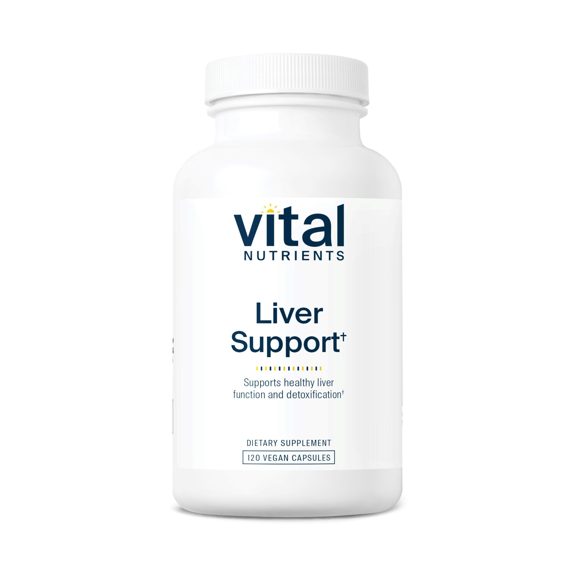 Vital Nutrients Liver Support bottle front view for liver wellness