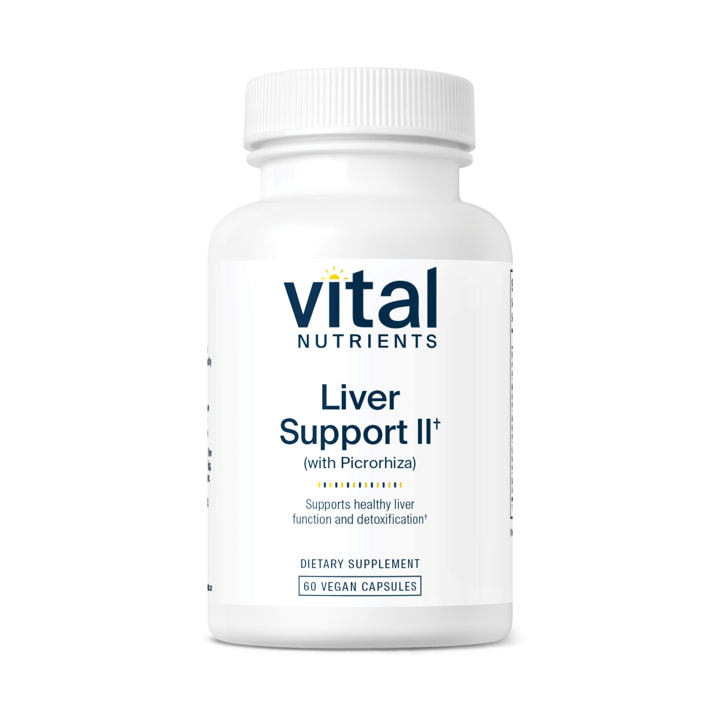 Vital Nutrients Liver Support II bottle front view for daily herbal support