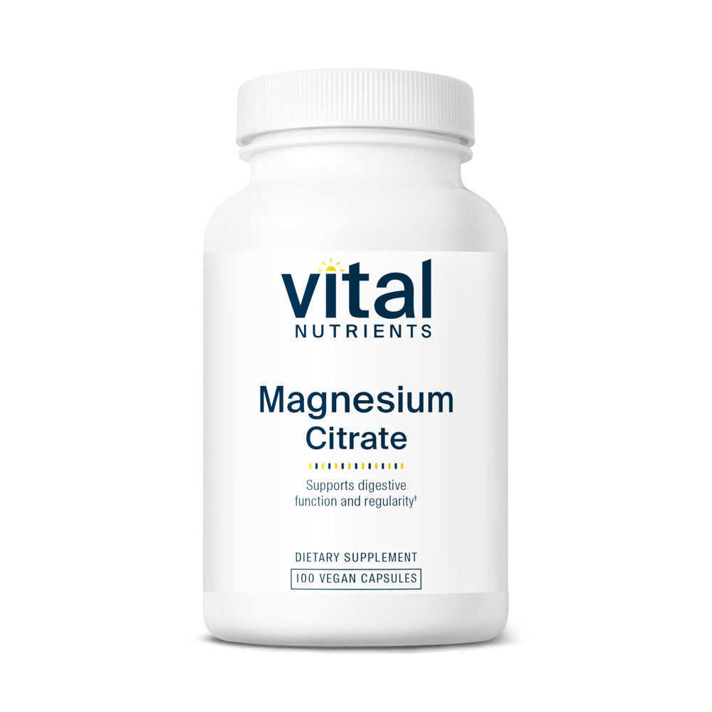 Vital Nutrients Magnesium Citrate 150mg bottle for easy daily relaxation.