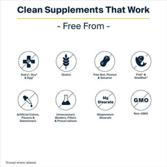 Vital Nutrients NSF-certified facility stamp indicating rigorous testing