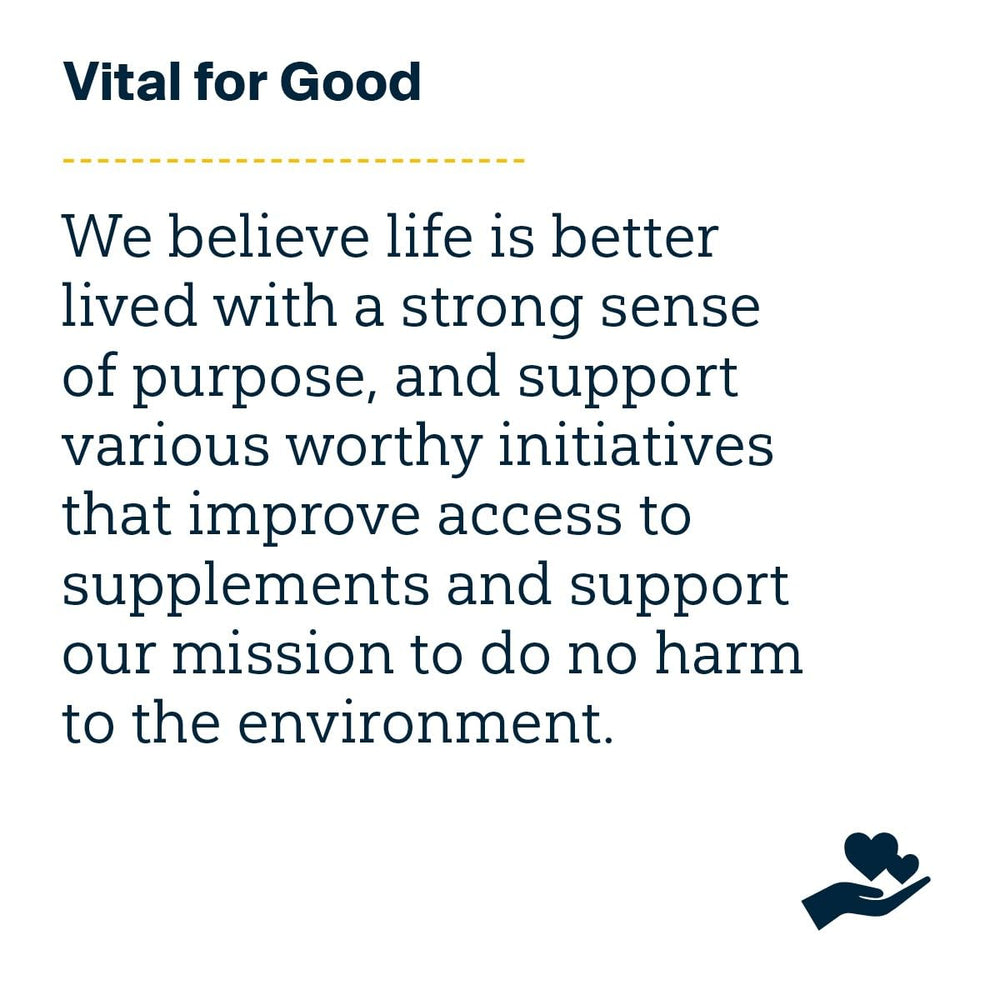 Vital Nutrients vegan formula emphasizes plant-based nutrients for daily energy and balance