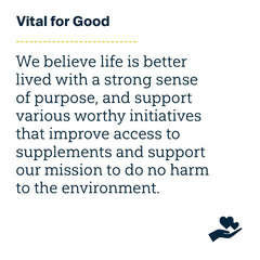 Vital Nutrients vegan formula emphasizes plant-based nutrients for daily energy and balance