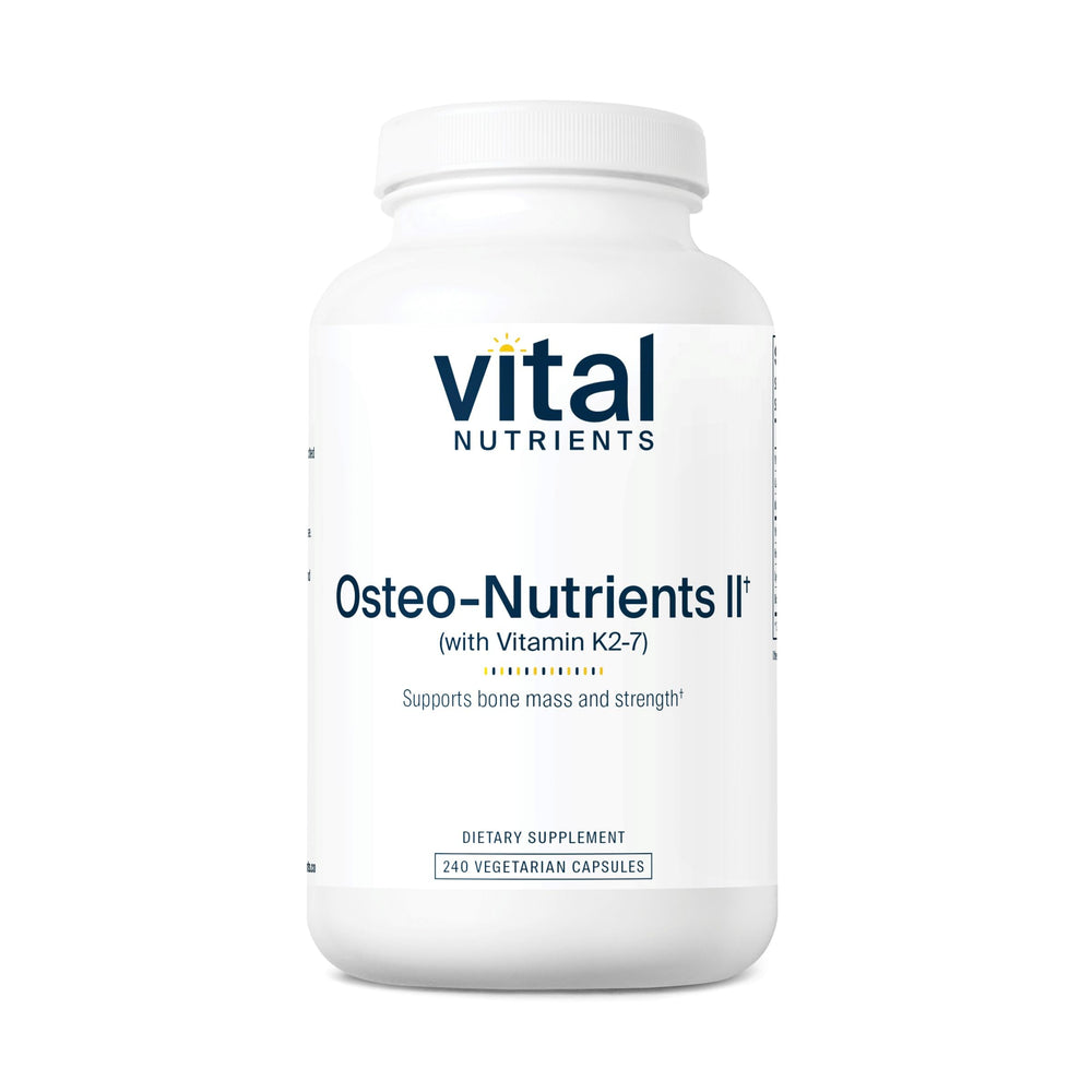 Vital Nutrients Osteo-Nutrients II bottle seal showing freshness
