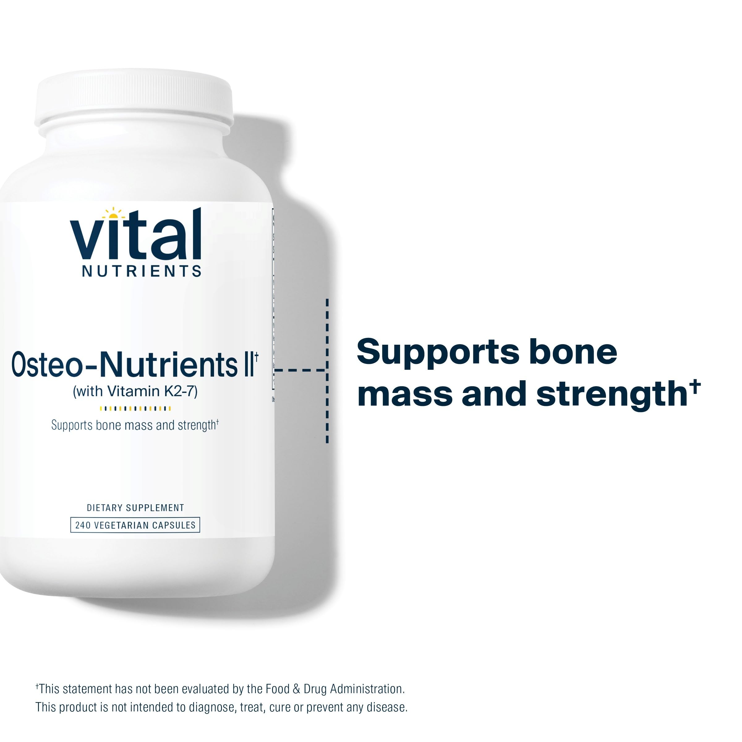 Packaging box for Vital Nutrients Osteo-Nutrients II
