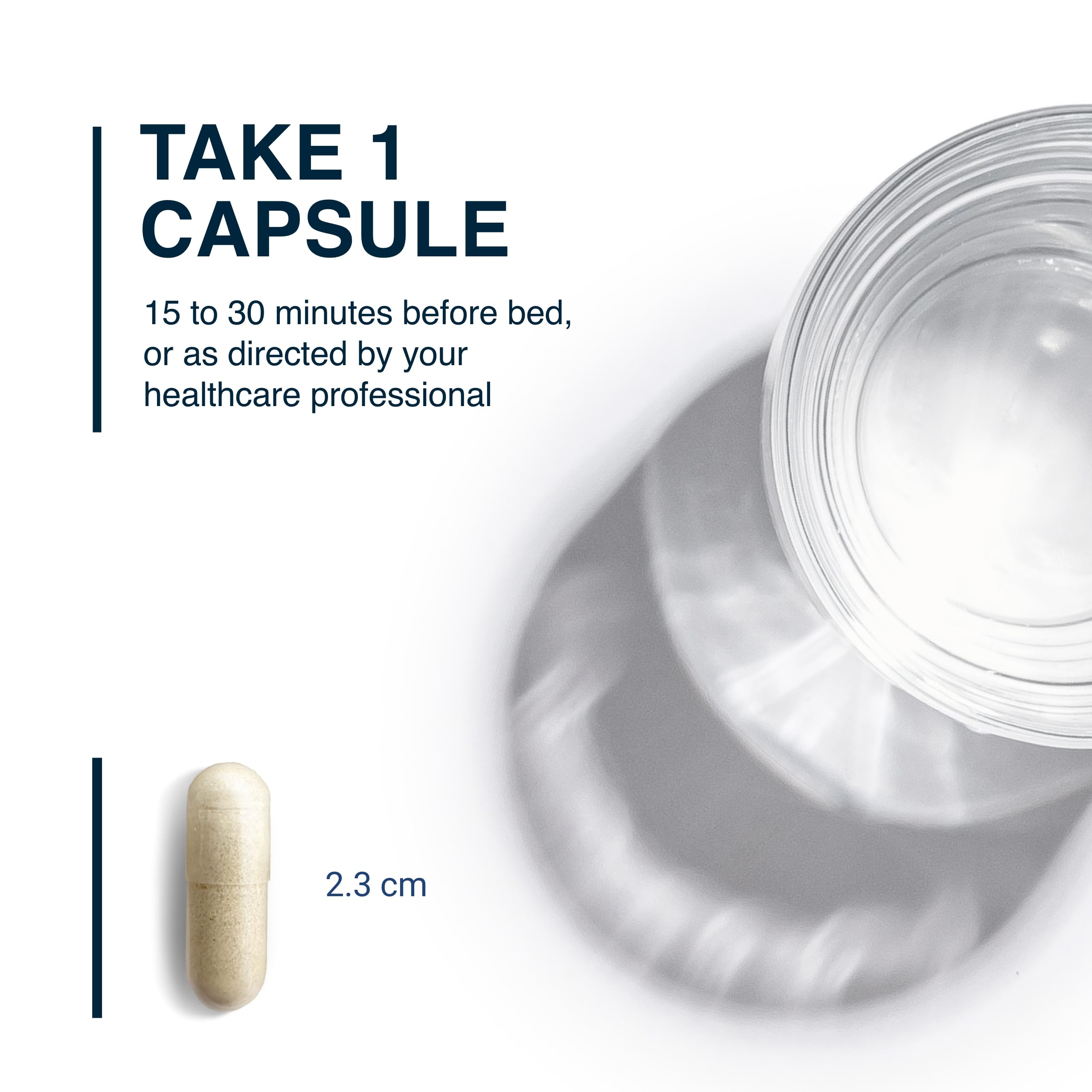 Vital Nutrients Sleep + Recover daily use setup for evening routine