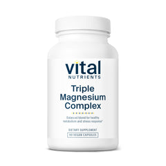 Vital Nutrients Triple Magnesium Complex bottle front for everyday magnesium support.