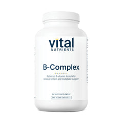 Vital Nutrients Vitamin B-Complex bottle front for daily energy support