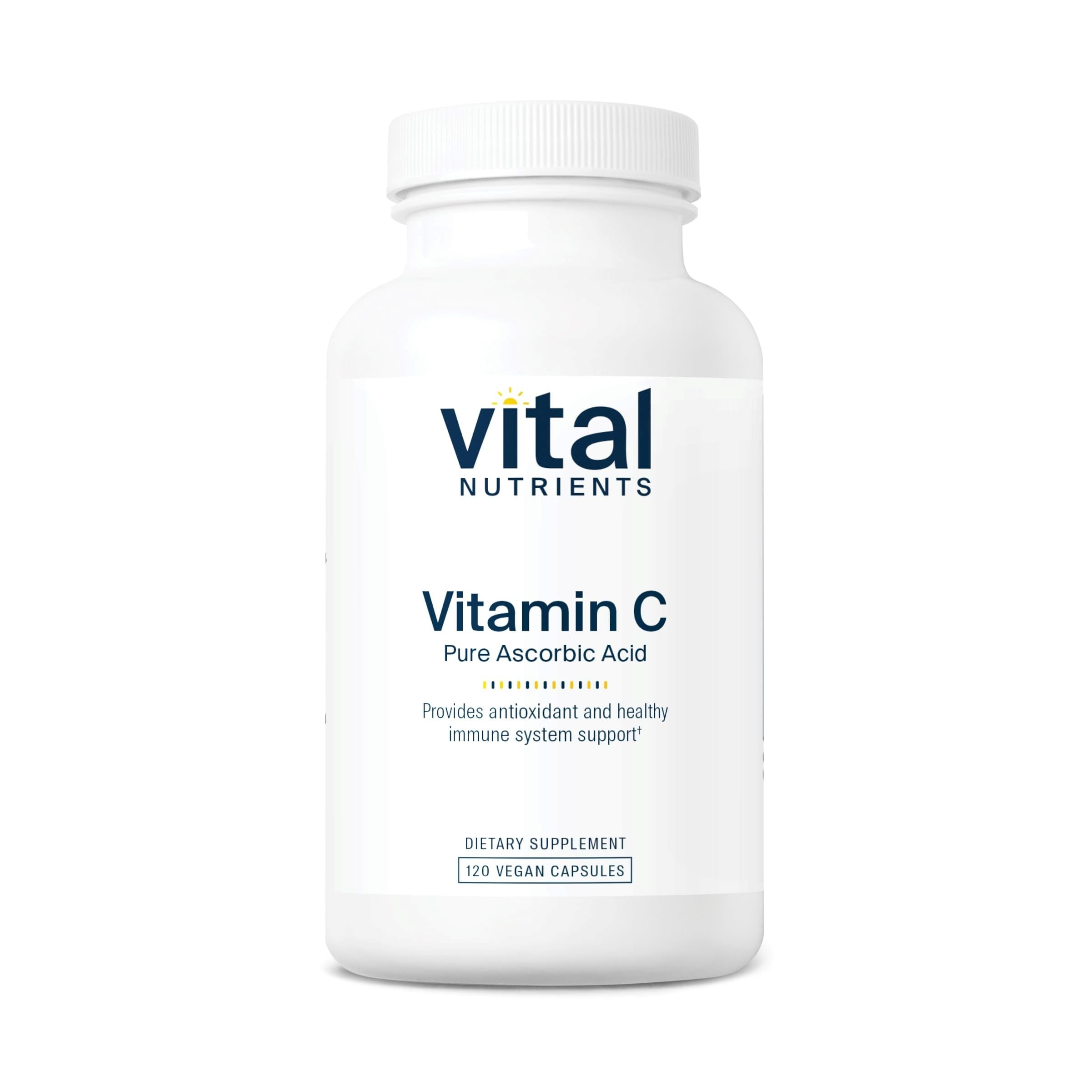 Vital Nutrients Vitamin C 1000mg bottle front for daily immune support.
