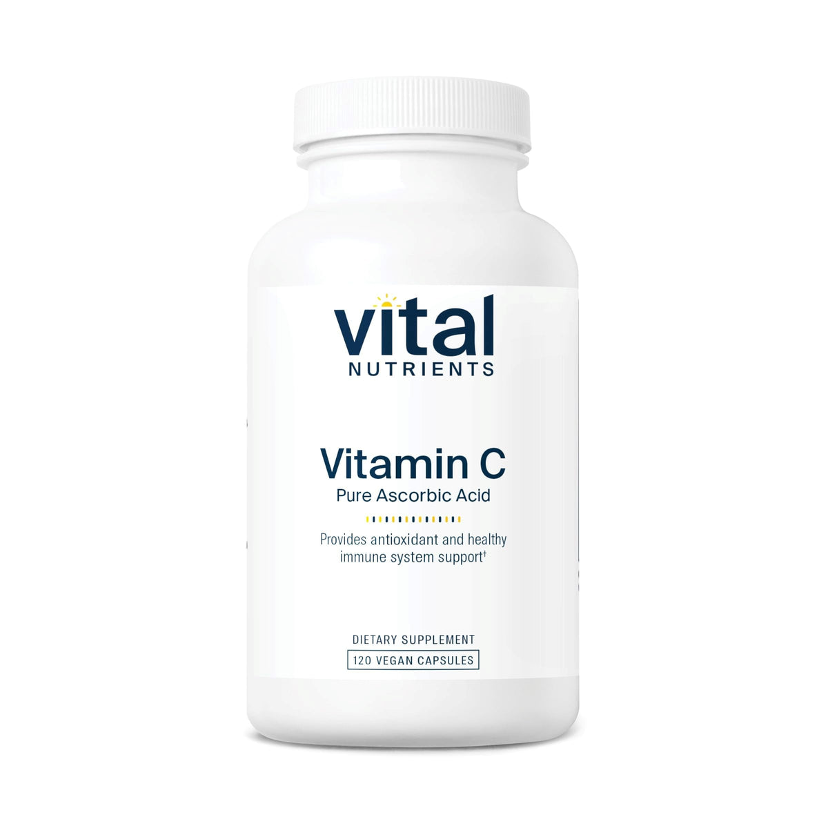 Vital Nutrients Vitamin C 1000mg bottle front for daily immune support.